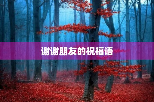 谢谢朋友的祝福语(谢谢的短句)