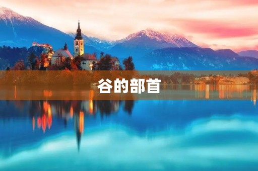 谷的部首(谷的部首)