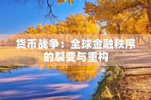 货币战争：全球金融秩序的裂变与重构