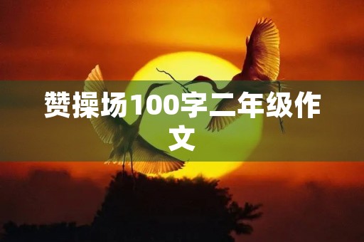 赞操场100字二年级作文