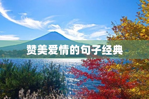 赞美爱情的句子经典(赞美爱情的句子经典天荒地老)