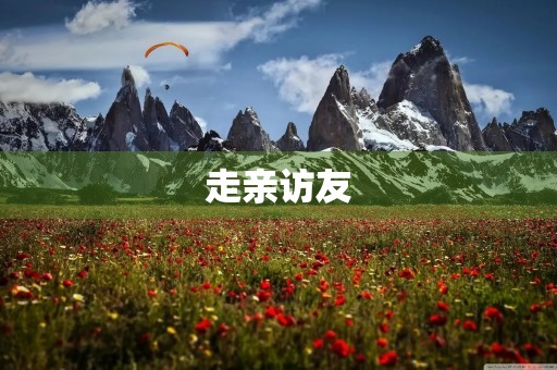 走亲访友，感受亲情温暖
