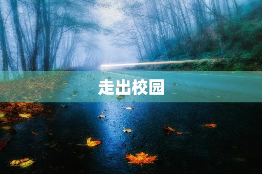 走出校园，开启人生新篇章