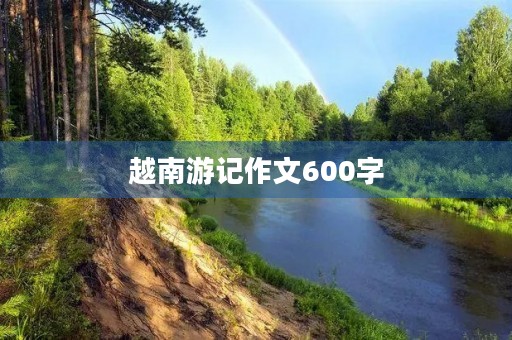 越南游记作文600字 越南游记作文600字