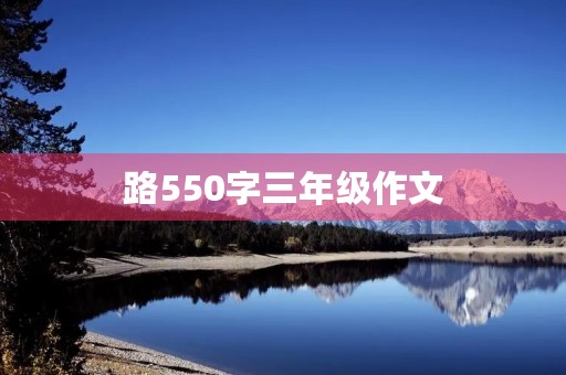 路550字三年级作文