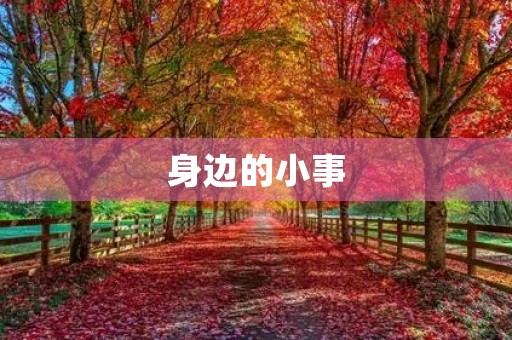 身边的小事,温暖人心 身边的小事,温暖人心
