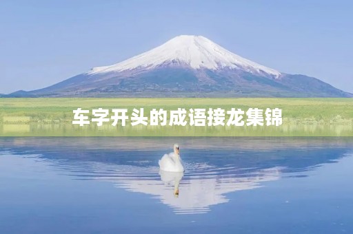 车字开头的成语接龙集锦