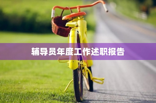 辅导员年度工作述职报告