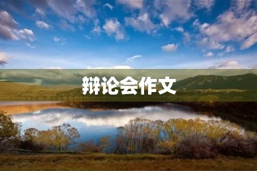 辩论会作文