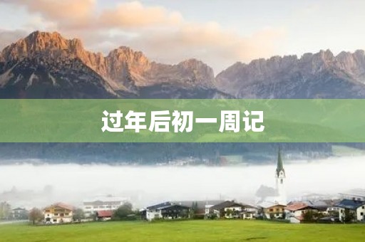 过年后初一周记