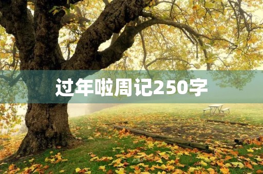 过年啦周记250字 过年啦周记250字