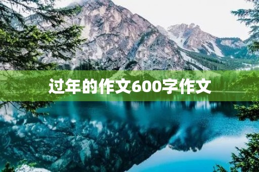 过年的作文600字作文