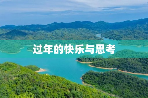 过年的快乐与思考