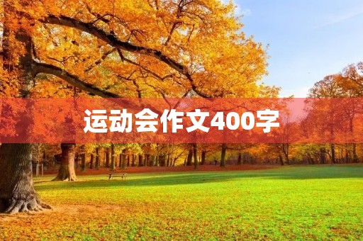 运动会作文400字 运动会作文400字