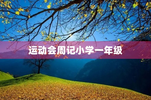 运动会周记小学一年级 运动会周记小学一年级