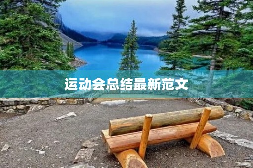 运动会总结最新范文