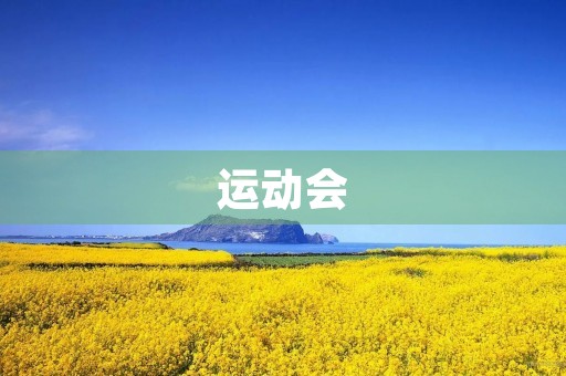 运动会，让我们的青春在奋斗中闪耀