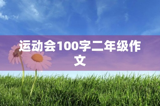 运动会100字二年级作文