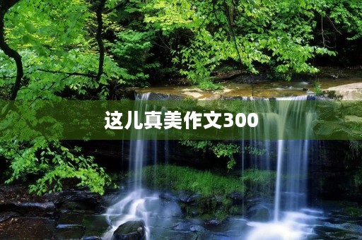 这儿真美作文300