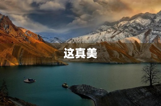 这真美