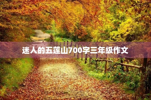 迷人的五莲山700字三年级作文