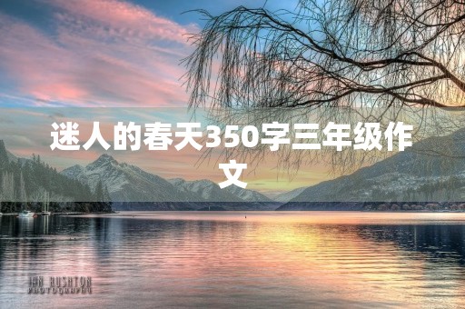 迷人的春天350字三年级作文 迷人的春天350字三年级作文