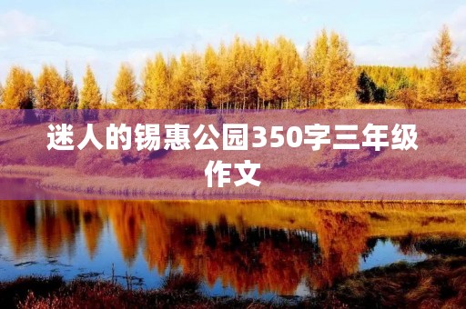迷人的锡惠公园350字三年级作文 迷人的锡惠公园350字三年级作文