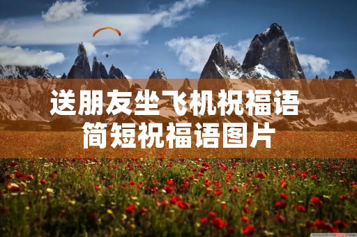 送朋友坐飞机祝福语 简短祝福语图片