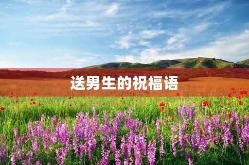 送男生的祝福语(祝福我的男孩的经典语录)