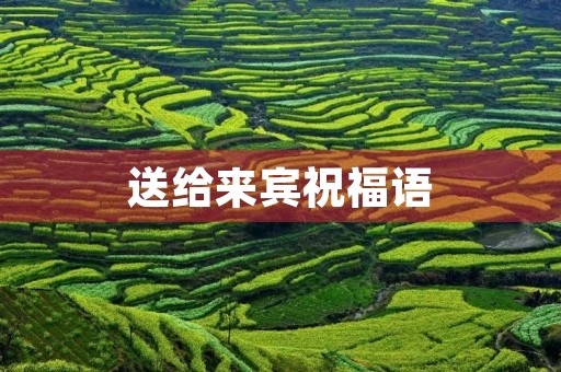 送给来宾祝福语(祝愿来宾的祝福语四字)