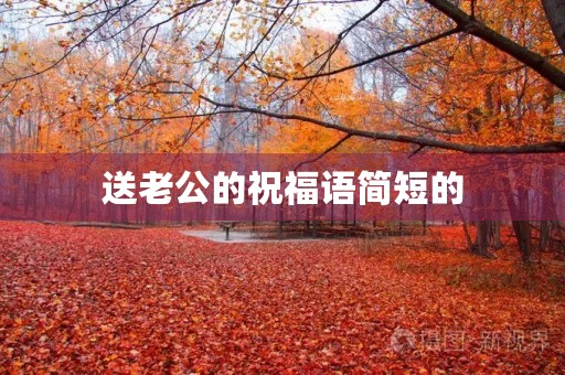 送老公的祝福语简短的,致老公的文案简短
