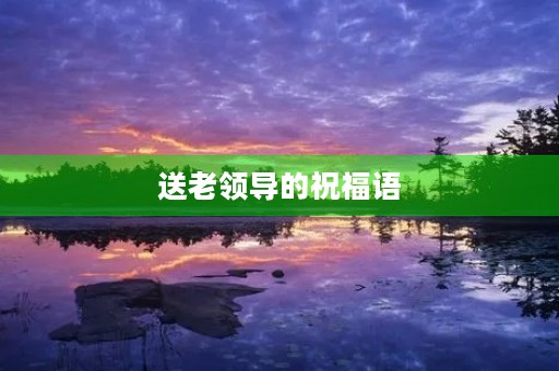 送老领导的祝福语,祝贺老领导的话