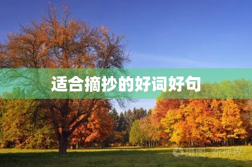 适合摘抄的好词好句,适合摘抄的好词好句小学 适合摘抄的好词好句,适合摘抄的好词好句小学