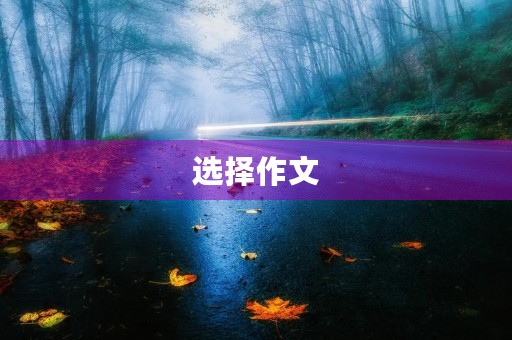 选择作文 选择作文