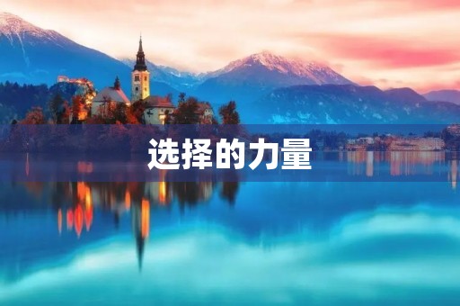 选择的力量