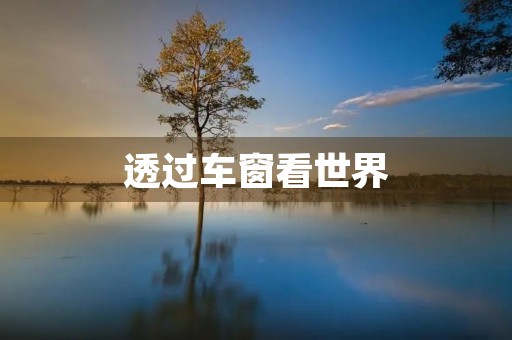 透过车窗看世界