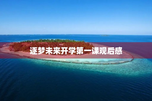逐梦未来开学第一课观后感 逐梦未来开学第一课观后感