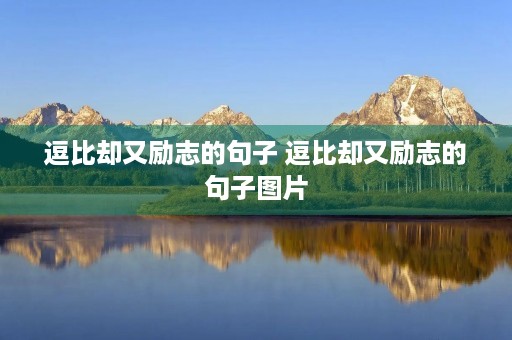 逗比却又励志的句子 逗比却又励志的句子图片 逗比却又励志的句子 逗比却又励志的句子图片