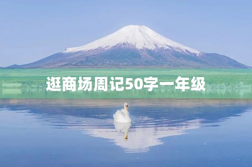 逛商场周记50字一年级 逛商场周记50字一年级