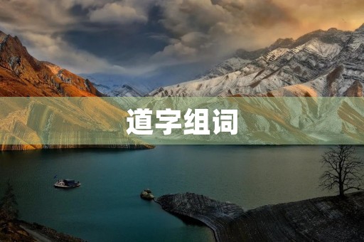道字组词(道组词)