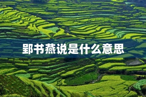 郢书燕说是什么意思 郢书燕说是什么意思