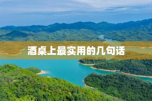 酒桌上最实用的几句话,酒桌上最实用的几句话感谢领导 酒桌上最实用的几句话,酒桌上最实用的几句话感谢领导