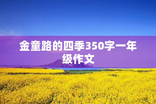 金童路的四季350字一年级作文