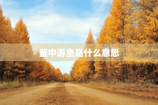 釜中游鱼是什么意思