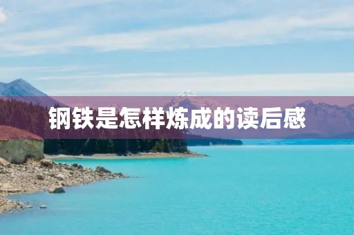 钢铁是怎样炼成的读后感 钢铁是怎样炼成的读后感