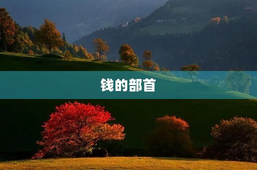 钱的部首(钱组词) 钱的部首(钱组词)