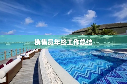 销售员年终工作总结 销售员年终工作总结