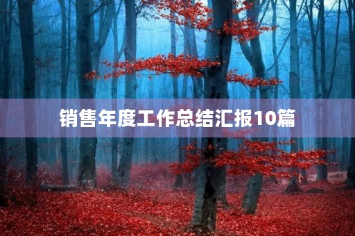 销售年度工作总结汇报10篇 销售年度工作总结汇报10篇