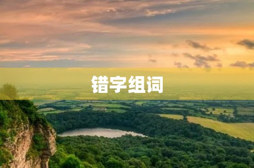 错字组词(错的组词)