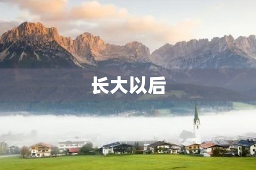 长大以后,我想成为一个怎样的人? 长大以后,我想成为一个怎样的人?
